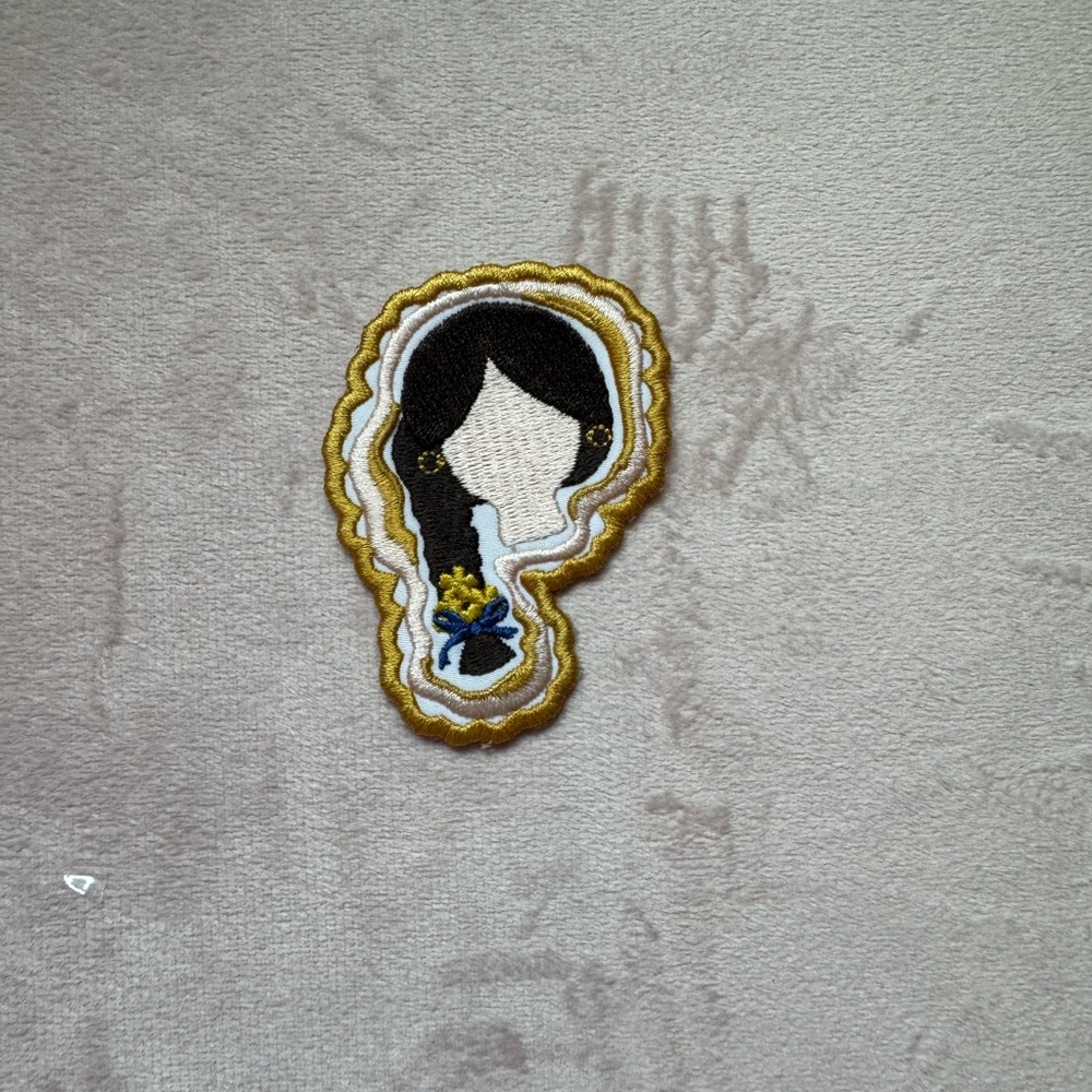 Stoney Clover Lane Gold and Black Embroidered Patch